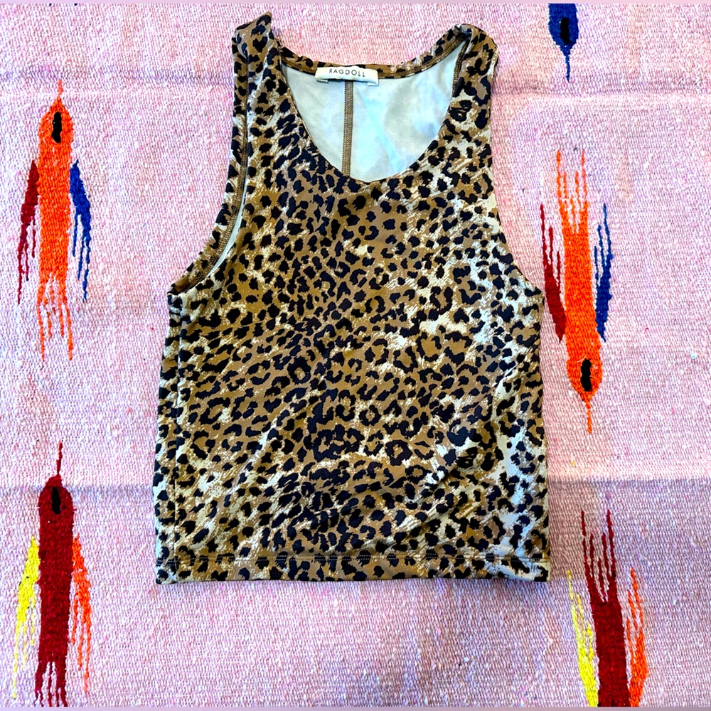 Ragdoll leopard print bra/tank